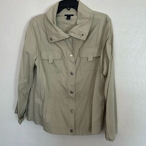 Westbound‎ large button women’s large jacket cotton long sleeve utility casual